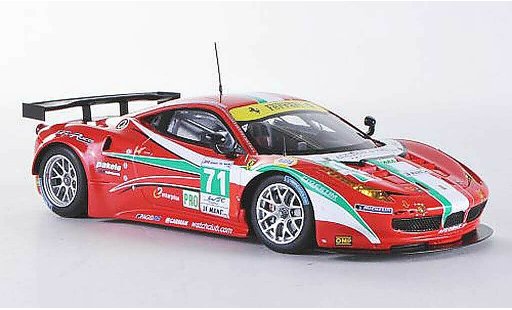 Ferrari 458 Italia GT2 1/43 Fujimi No.71 AF Corse 24h Le Mans 2012 modellini auto