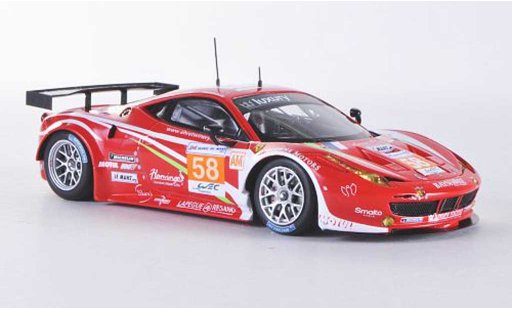 Ferrari 458 Italia GT2 1/43 Fujimi No.58 Luxury Racing 24h Le Mans 2012 modellini auto