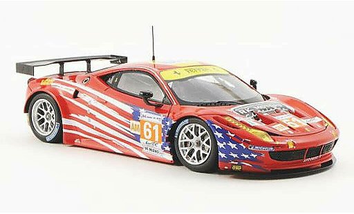 Ferrari 458 Italia GT2 1/43 Fujimi No.61 AF Corse-Waltrip 24h Le Mans 2012 modellini auto