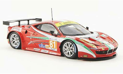 Ferrari 458 Italia GT2 1/43 Fujimi No.81 AF Corse 24h Le Mans 2012 modellini auto