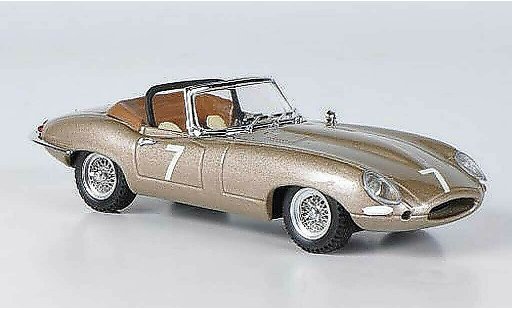 Jaguar E-Type 1961 1/43 Best E Spyder No.7 Del Mar USA modellini auto