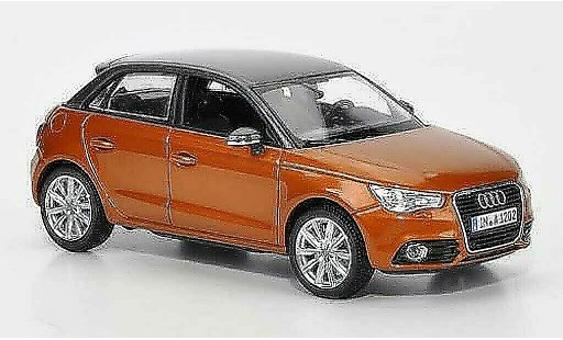 Audi A1 sportback 1/43 Kyosho orange/grigio 2012 modellini auto