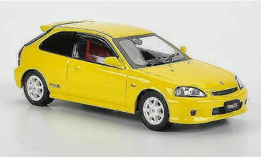Honda Civic Type R EK9 1/43 Ebbro tipoe giallo modellini auto