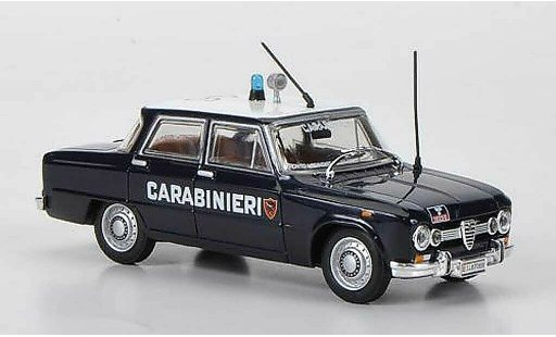 Alfa Romeo Giulia 1600 super 1/43 Hachette Carabinieri 1970 modellini auto