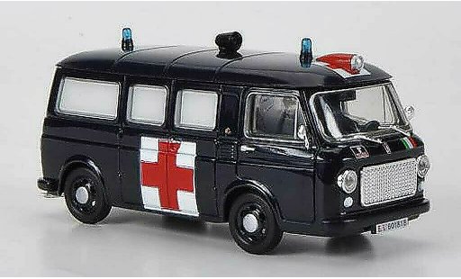 Fiat 238 Ambulanza 1/43 Hachette Ambulanzaa 1969 modellini auto