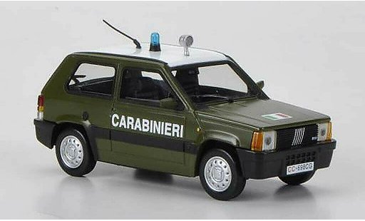 Fiat Panda Police 1/43 Hachette Carabinieri 1986 modellini auto