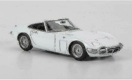 Toyota 2000 GT Roadster 1/43 HPI bianco RHD modellini auto