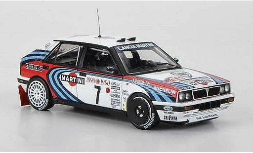 Lancia Delta HF Integrale 1/43 HPI 16V No.7 Martini D.Auriol / B.Occelli Rally Monte Carlo 1990 modellini auto