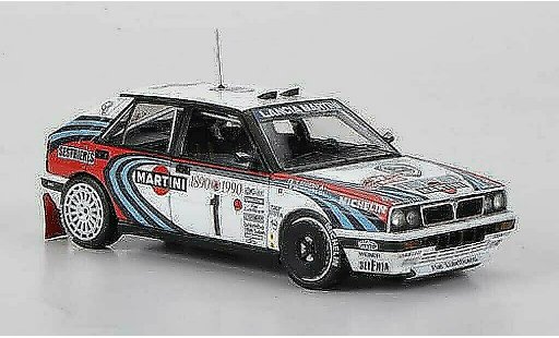 Lancia Delta HF Integrale 1/43 HPI 16V No.1 Martini M.Biasion / T.Siviero Rally Monte Carlo 1990 modellini auto