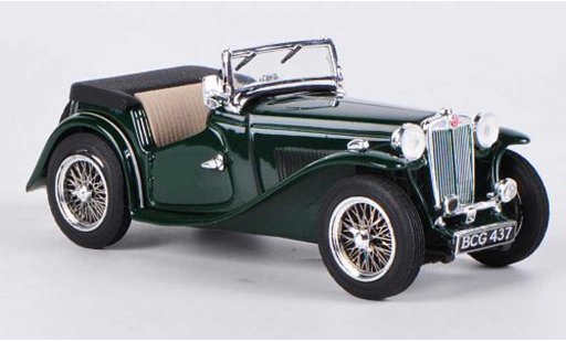 MG TC Base 1/43 Vitesse aperto shire verde 1945 modellini auto