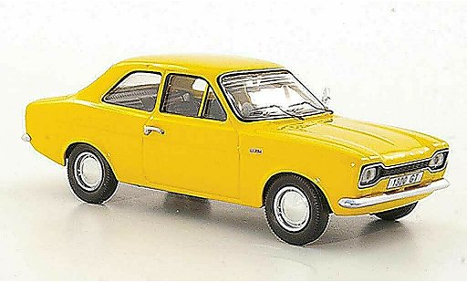 Ford Escort MK1 1/43 Trofeu 1300 GT giallo LHD 1968 modellini auto
