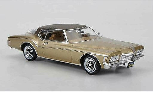 Buick Riviera Coupe 1/43 Premium X 1972 gold/marrone Sondermodell limitata Auflage 750 pezzo modellini auto