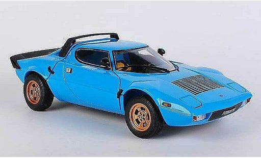 Lancia Stratos Base 1/18 Sun Star blu 1975 modellini auto