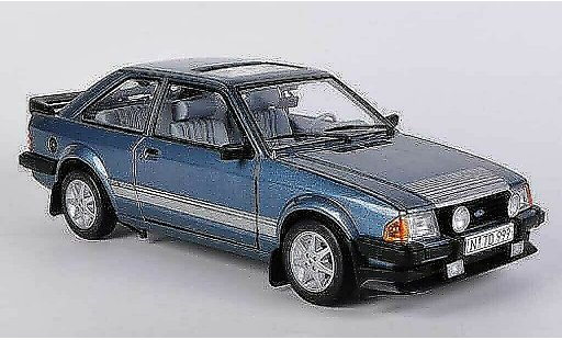 Ford Escort RS 1600 1/18 Sun Star blu 1984 modellini auto