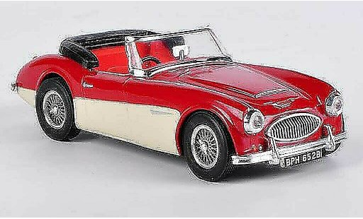 Austin Healey 3000 roadster 1/43 Vitesse aperto tartan rosso/ivory modellini auto