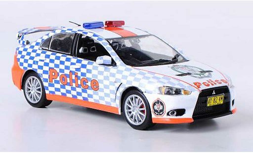 Mitsubishi Lancer Evolution X 1/43 Vitesse Polizia Australien modellini auto