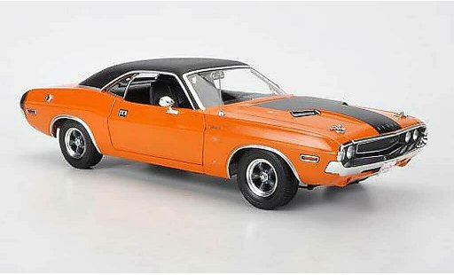 Dodge Challenger 1970 1/18 Greenlight R/T orange/opaco nero Fast & Furious 2 modellini auto