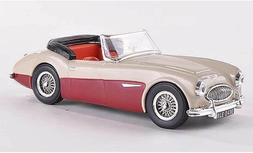 Austin Healey 3000 roadster 1/43 Vitesse beige/rosso RHD capote aperto modellini auto