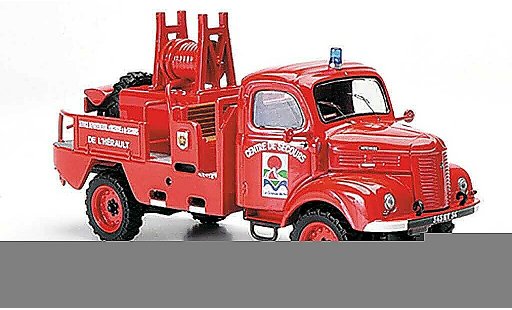 Hotchkiss PL 50 Pompiers 1/43 Eligor 4x4 CCFM Service Departemental d'Incendie & de Secours de l'Herault Vigili del fuoco modellini auto