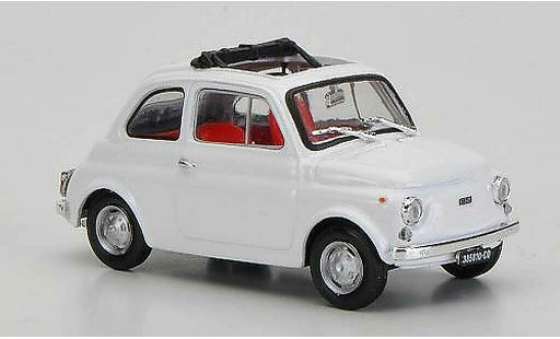 Fiat 500 R 1/43 Brumm bianco ge?ffnetes tetto pieghevole 1972 modellini auto