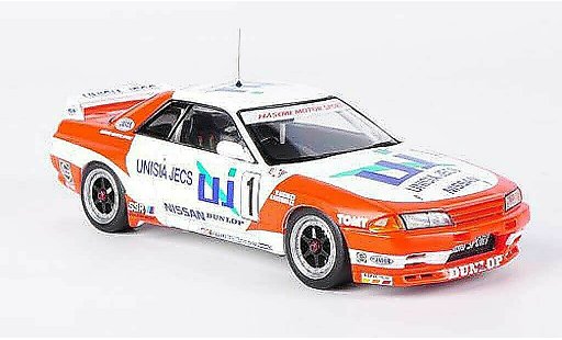 Nissan Skyline R32 1/43 HPI GT-R No.1 Unisia Jecs M.Hasemi / H.Fukuyama JTC Mine 1993 modellini auto