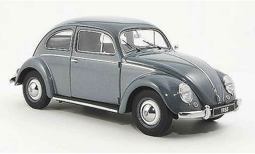 Volkswagen Kafer Base 1/18 Autoart blugrigio 1955 modellini auto