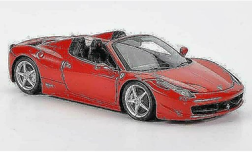 Ferrari 458 Italia Spider 1/43 Fujimi rosso 2012 modellini auto