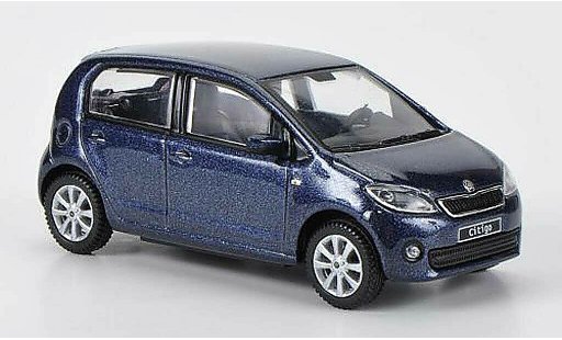 Skoda Citigo Base 1/43 Abrex blugrigio 5-Turer 2012 modellini auto