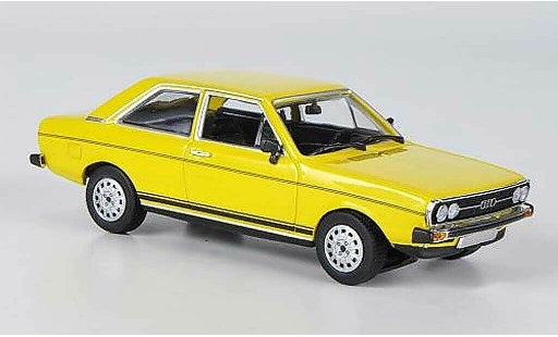 Audi 80 gt 1/43 Minichamps giallo 1972 modellini auto