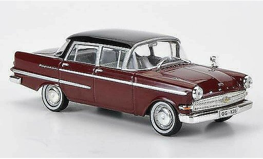 Opel Kapitan P2.6 1/43 WhiteBox rosso/nero modellini auto