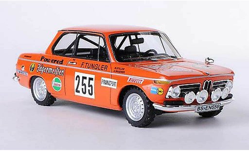 Bmw 2002 ti 1/43 Neo No.255 Jegermeister W.Stiller / A.Wagener Rally Monte Carlo 1973 modellini auto
