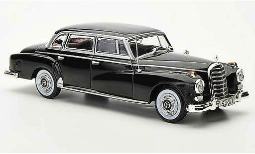 Mercedes 300 Base 1/43 WhiteBox nero 1957 modellini auto