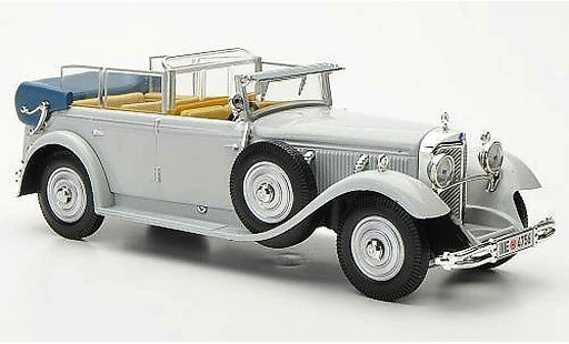 Mercedes 770 Cabriolet 1/43 WhiteBox tipo Cabrio F grigio 1 modellini auto