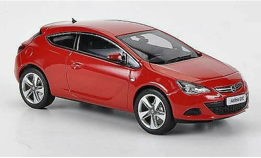 Opel Astra GTC 1/43 MotorArt J rosso 2012 modellini auto