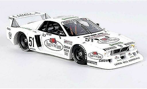 Lancia Beta Monte Carlo 1/43 Spark No.51 Fruit of the Loom H.Heyer DRM Zolder 1980 modellini auto