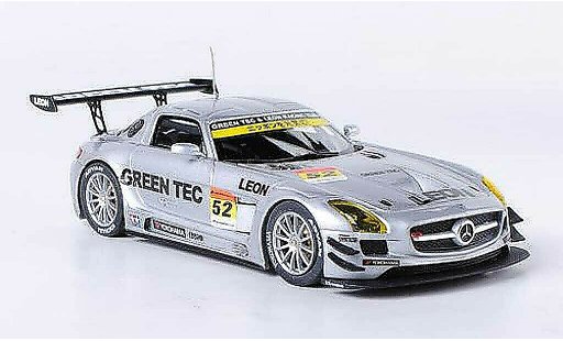 Mercedes SLS GT3 1/43 Ebbro AMG No.52 Green Tec & Leon Super GT300 2012 H.Takeuchi/H.Kurosawa modellini auto