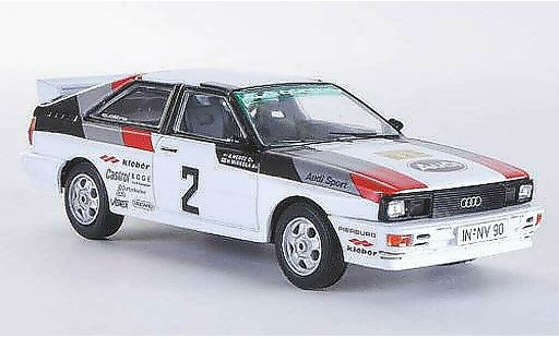 Audi Quattro rallye 1/43 Vanguards No.2 H.Mikkola / A.Hertz Rally Svezia 1981 modellini auto