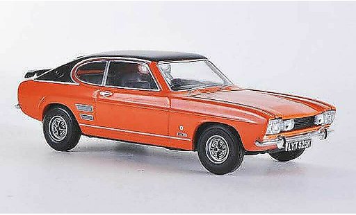 Ford Capri 1600 1/43 Vanguards Mk1 GT XLR orange/opaconero RHD modellini auto
