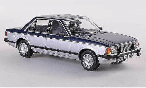 Ford Granada Berlina 1/43 Vanguards MkII 2.8 Ghia Sapphire blu/grigio modellini auto