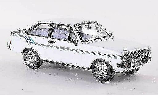 Ford Escort Harrier 1/43 Vanguards white/blu RHD modellini auto