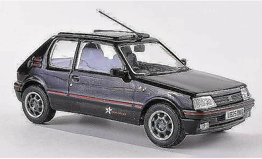 Peugeot 205 GTI 1/43 Vanguards 1.9 Radio 1 L825 OMG nero modellini auto