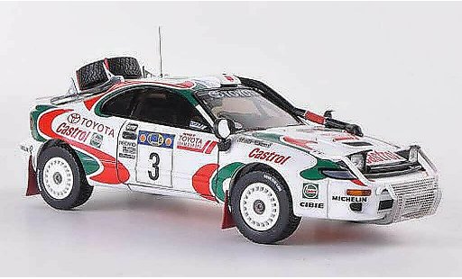 Toyota Celica Turbo 1/43 HPI 4WD No.3 Castrol Y.Fujimoto / A.Hertz Safari Rally 1995 modellini auto