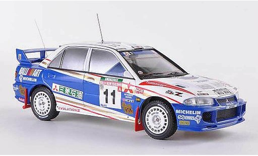Mitsubishi Lancer Evolution III 1/43 HPI No.11 RalliArt T.Makinen / S.Harjanne Rally Neuseeland 1995 modellini auto