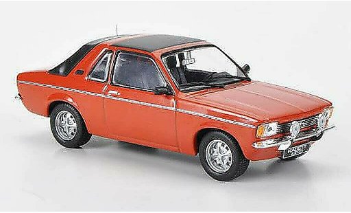 Opel Kadett C Aero 1/43 Hachette rosso (ohne Magazin) 1978 modellini auto