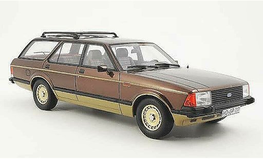 Ford Granada Turnier 1/18 BoS Models MKII Chasseur marrone-met./gold limitata Auflage 1.000 1980 modellini auto