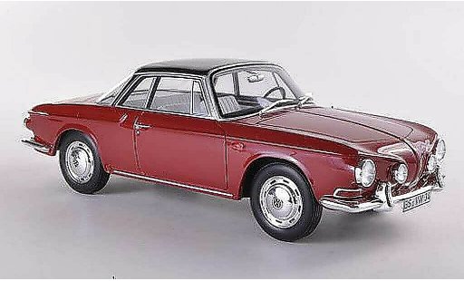 Volkswagen Karmann Ghia Base 1/18 BoS Models Ghia T34 rosso/nero limitata Auflage 1.000 1961 modellini auto