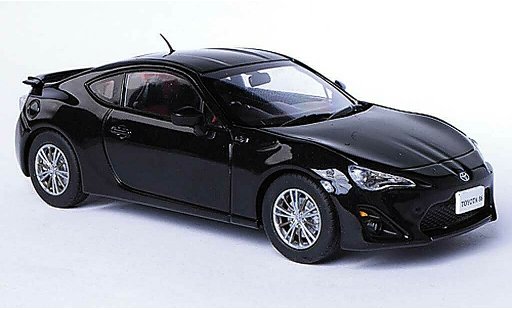 Toyota 86 2012 1/43 Ebbro nero RHD modellini auto