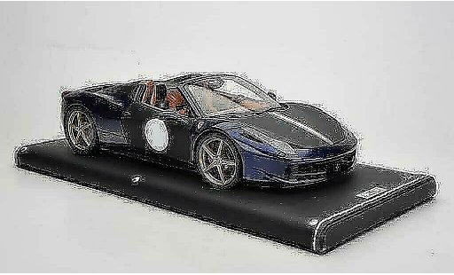 Ferrari 458 Italia Spider 1/18 MR Collection blu/opaco nero modellini auto