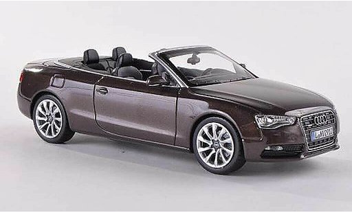 Audi A5 cabriolet 1/43 Norev Cabrio marrone 2012 modellini auto