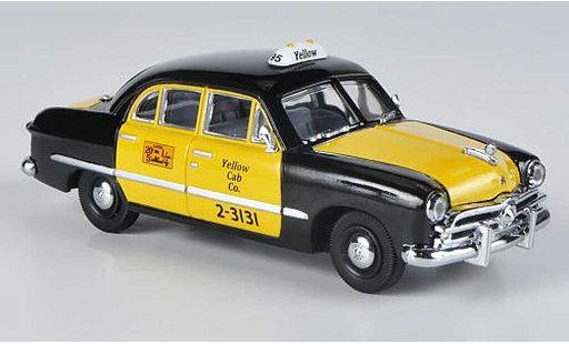 Ford Custom Taxi 1/43 American Heritage Models 4-portes Sedan Yellow Cab Co. nero/giallo modellini auto